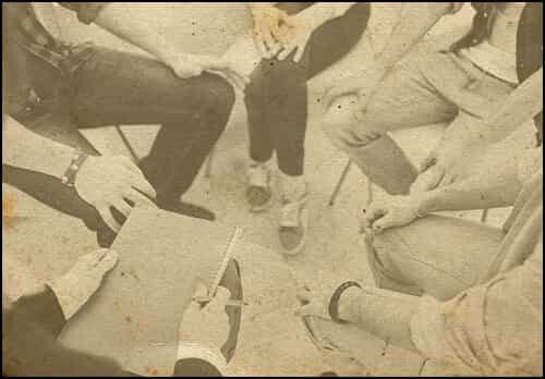 12 step group taking part in therapy for addiction